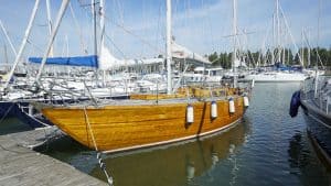 Classic design wooden yacht -1