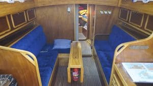 Classic design wooden yacht -15
