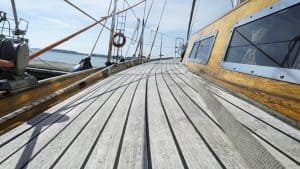 Classic design wooden yacht -6