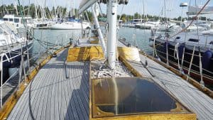Classic design wooden yacht -7